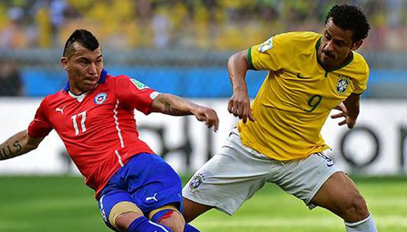 Brasil vs Chile: Gary Medel y Fred tuvieron conato de bronca