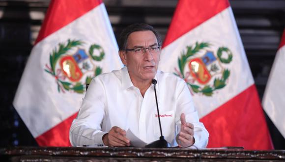 El presidente Martín Vizcarra dio inicio a la primera sesión del Pacto Perú señalando que se debe atender los reclamos de los aportantes de la ONP. (Foto: Presidencia)