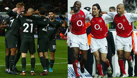 Manchester City rompe un histórico récord del Arsenal de Henry