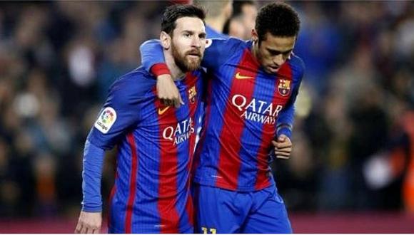 El incógnito mensaje de Neymar al publicar foto junto a Lionel Messi