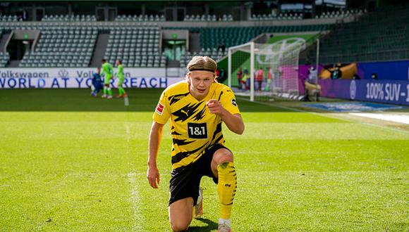 Erling Haaland tiene contrato con el Dortmund hasta el verano de 2024. (Foto: Getty Images)