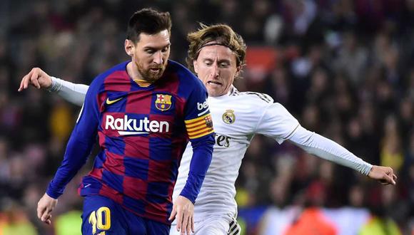 Luka Modric valoró la posible partida de Lionel Messi de LaLiga. (Foto: AFP)