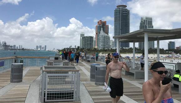 Condado de Florida en USA no tiene infectados con COVID-19 y turistas disfrutan del lugar