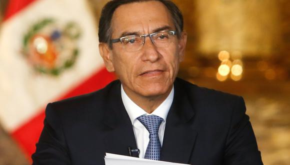 El presidente Martín Vizcarra dio un Mensaje a la Nación para pronunciarse sobre unos audios que lo comprometen. (Foto: GEC)