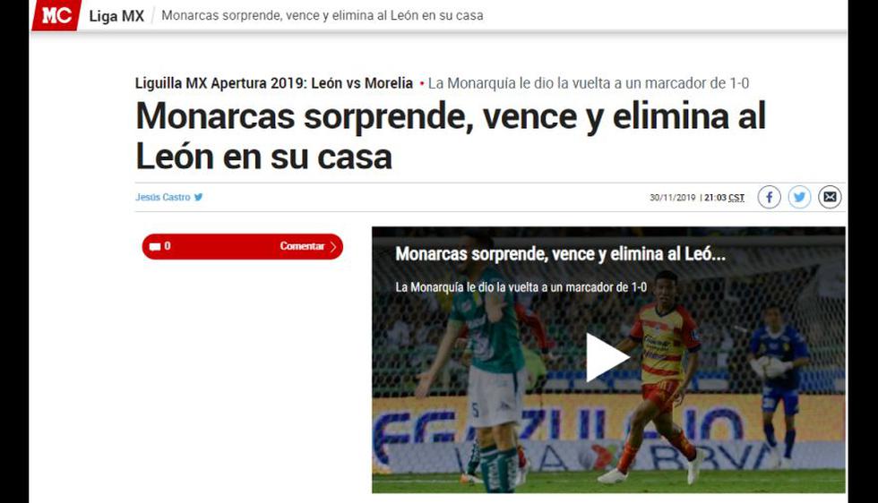 Así informaron los medios mexicanos sobre la clasificación de Morelia a semifinales de Liga MX.