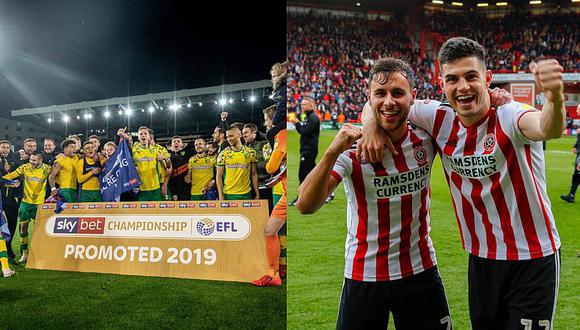 Norwich y Sheffield lograron ascenso y jugarán la Premier League en el temporada 2019-20