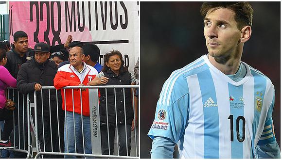 Perú vs. Argentina: ¿Cuánto afecta baja de Lionel Messi en las entradas?