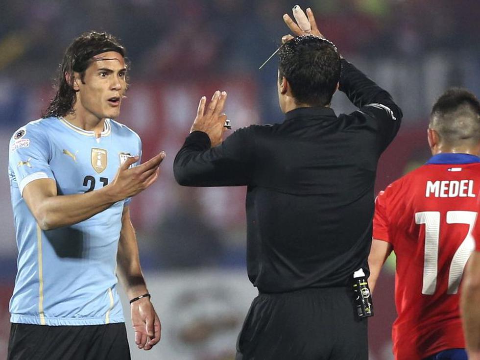 Copa América 2015: la expulsión de Edinson Cavani en imágenes [GALERÍA]