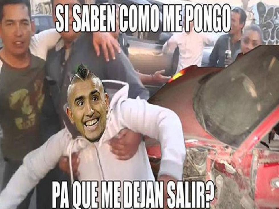 Copa América: Mira los "memes" del accidente de Arturo Vidal en su Ferrari [FOTOS]