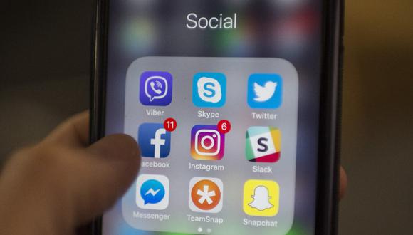 Usuarios reportan caída de Messenger, Facebook e Instagram. (Foto:  Eric BARADAT / AFP)