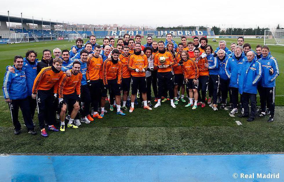 Balón de Oro: Jugadores del Real Madrid felicitaron a Cristiano Ronaldo [FOTOS]
