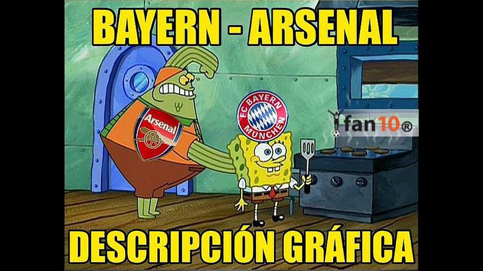 Bayern Munich vs. Arsenal: los memes de la goleada bávara [GALERÍA]
