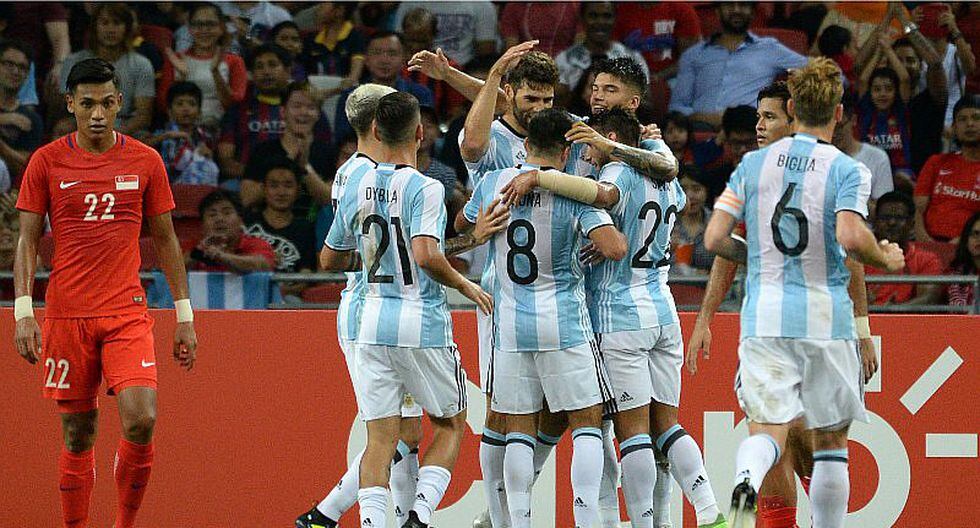 Argentina venció 60 a Singapur en partido amistoso [VIDEO