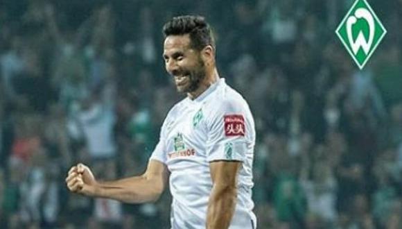 Claudio Pizarro deja mensaje en Instagram para los 'Lagartos' tras doblete con Werder Bremen | FOTO