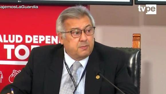 Fernando Carbone fue quien dirigió las investigaciones sobre el caso 'Vacunagate'. (TV Perú)