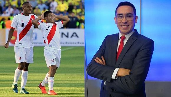 Periodista colombiano se rectifica y ahora dice:"¡Arriba Perú!"