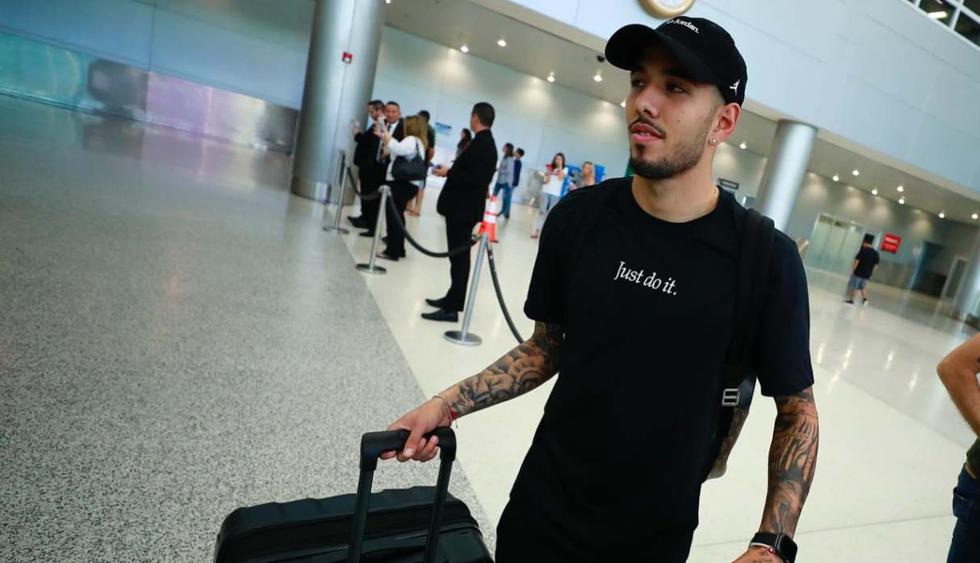 Cristian Benavente, Miguel Trauco, Sergio Peña y Renato Tapia llegaron a Estados Unidos. (Foto: Daniel Apuy - GEC)