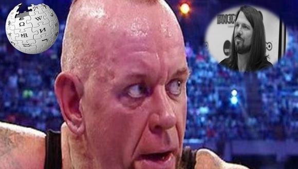Wrestlemania 36 | ‘Muere’ AJ Styles para Wikipedia luego de perder contra Undertaker  [FOTO]