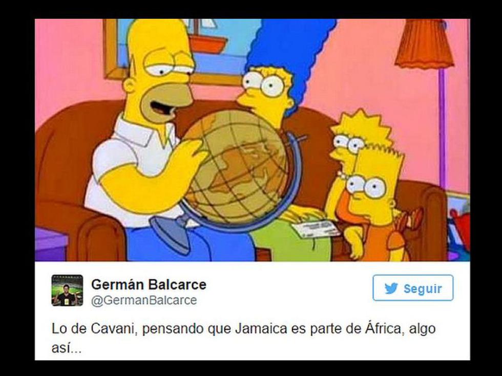 Edinson Cavani: Aparecen memes tras afirmar que "Jamaica es un equipo africano" [FOTOS]