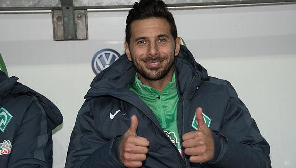 DT del Werder Bremen sobre Pizarro: "Nunca comete errores con la pelota"