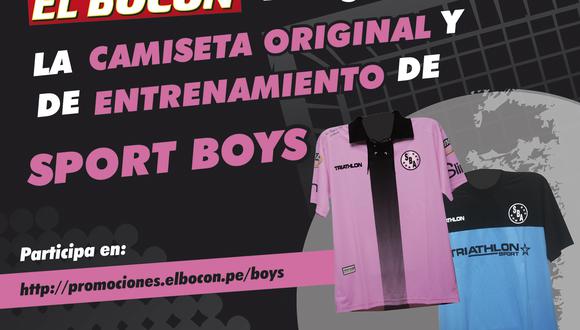 ¡Atento 'rosado'! Llévate la camiseta oficial y entrenamiento de Sport Boys