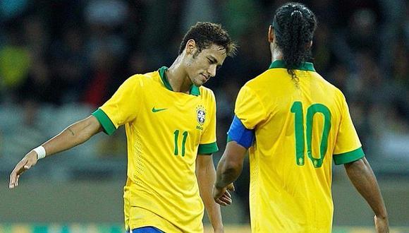 Ronaldinho sobre Neymar: "Que siga regalando alegría al fútbol"