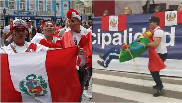 En Lima, hinchas se cargan entre ellos con goles peruanos [VIDEO]