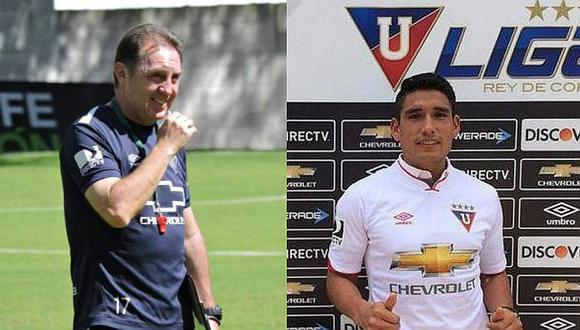 Irven Ávila: ¿Qué opina el técnico del LDU del futbolista peruano? 