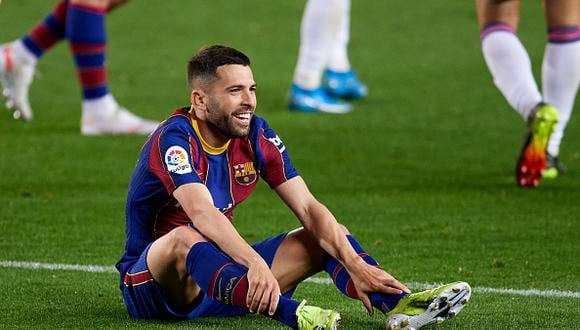 Jordi Alba habría reducido su salario en el Barcelona en un 25%. (Foto: Getty Images)