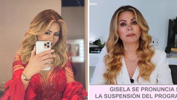 Gisela Valcárcel se pronunció sobre los recientes casos de Covid-19 dentro del reality de baile. (Composición: Instagram / captura América TV)