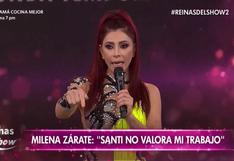 Milena Zárate se retiró del set llorando tras confrontación con Santi Lesmes por sus comentarios