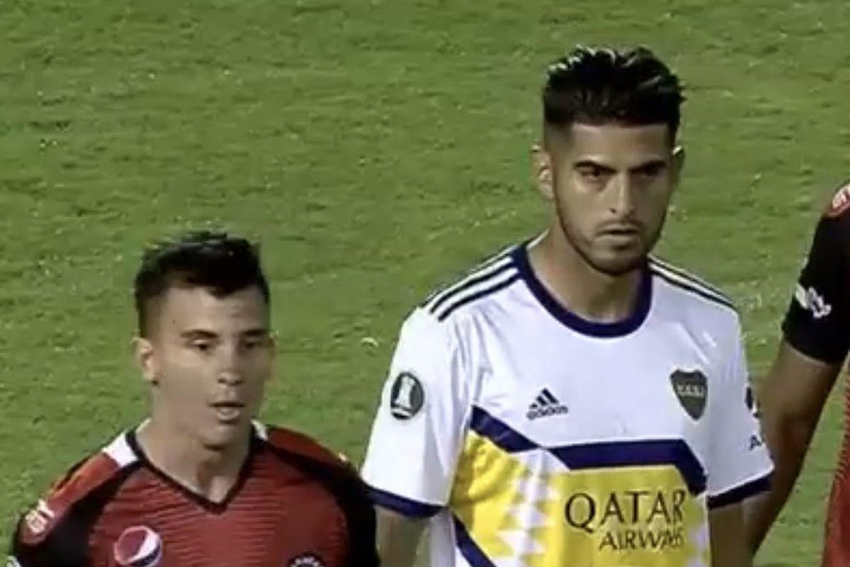 Carlos Zambrano y los buenos comentarios de Latorre en partido de Boca. (FOX Sports)