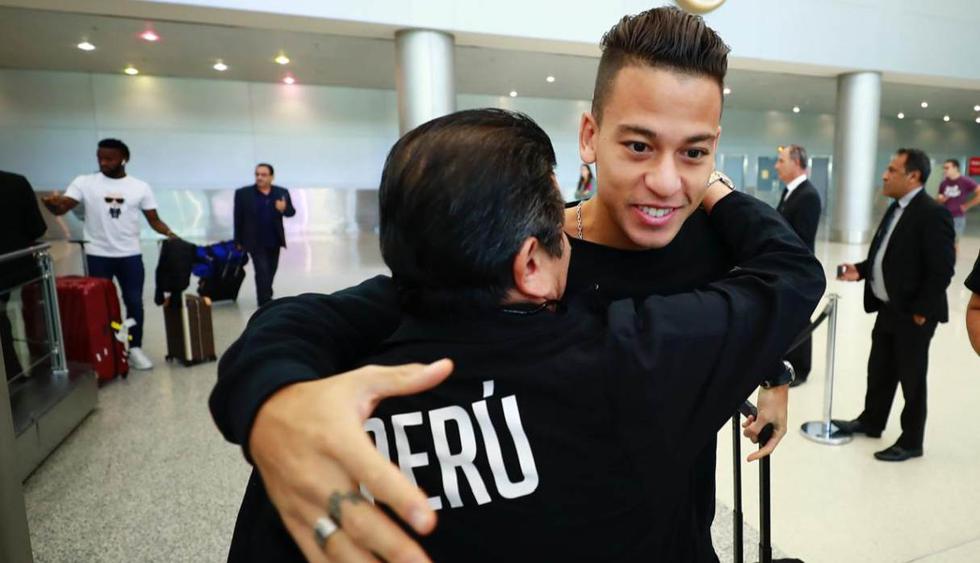 Cristian Benavente, Miguel Trauco, Sergio Peña y Renato Tapia llegaron a Estados Unidos. (Foto: Daniel Apuy - GEC)