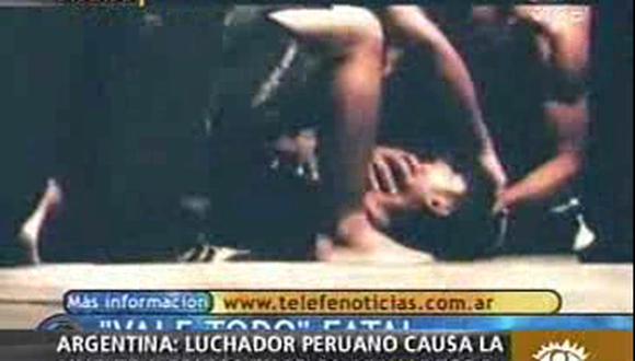 Luchador peruano mata a argentino en entrenamiento de Vale Todo 
