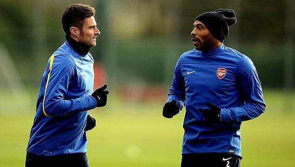Olivier Giroud lanza una fuerte frase contra Thierry Henry