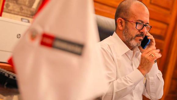 Víctor Zamora, ministro de Salud: “Mi puesto está en manos del presidente de la República” (Fotos: Minsa)