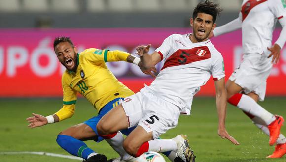 Carlos Zambrano dio sus descargos tras la derrota de Perú ante Brasil en las Eliminatorias | Foto: EFE