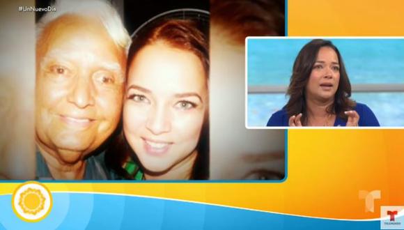 “Un Nuevo Día”: Adamari López se quiebra en programa en vivo al recordar a su padre. (Foto: captura de video)