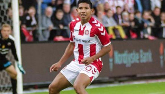 Edison Flores fue titular en empate de Aalborg en Dinamarca