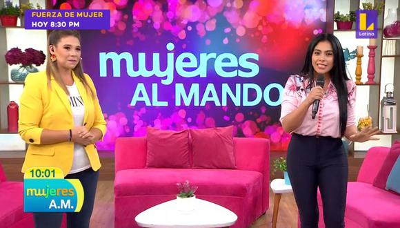 Maricarmen Marín fue presentada este viernes como la nueva conductora de “Mujeres Al Mando”. (Foto: Captura de video)