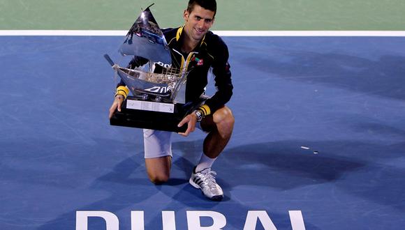 Tenis: Djokovic se coronó campeón del ATP de Dubai