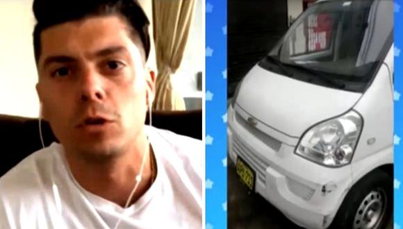 Ignacio Baladán denuncia que le robaron su auto y pide ayuda para recuperarlo. (Foto: captura de video)