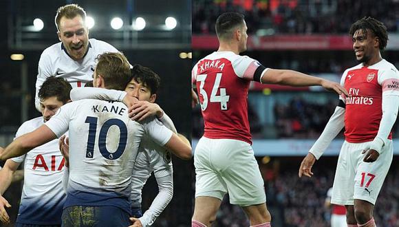 Premier League: Arsenal y Tottenham golean en la fecha 21 