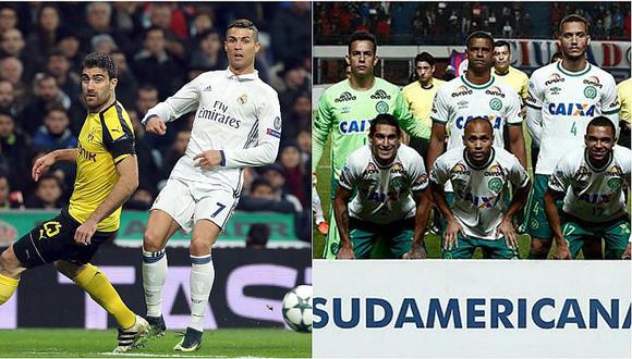 Real Madrid: Bernabéu rindió homenaje en Champions al Chapecoense