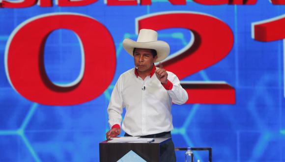 Pedro Castillo, candidato presidencial de Perú Libre, señaló que liberaría a Antauro Humala y que  en Venezuela hay una democracia. (Foto: Mario Zapata Nieto | GEC)