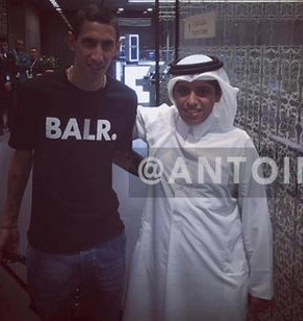 Ángel Di María se encuentra en Qatar para firmar contrato con París Saint-Germain