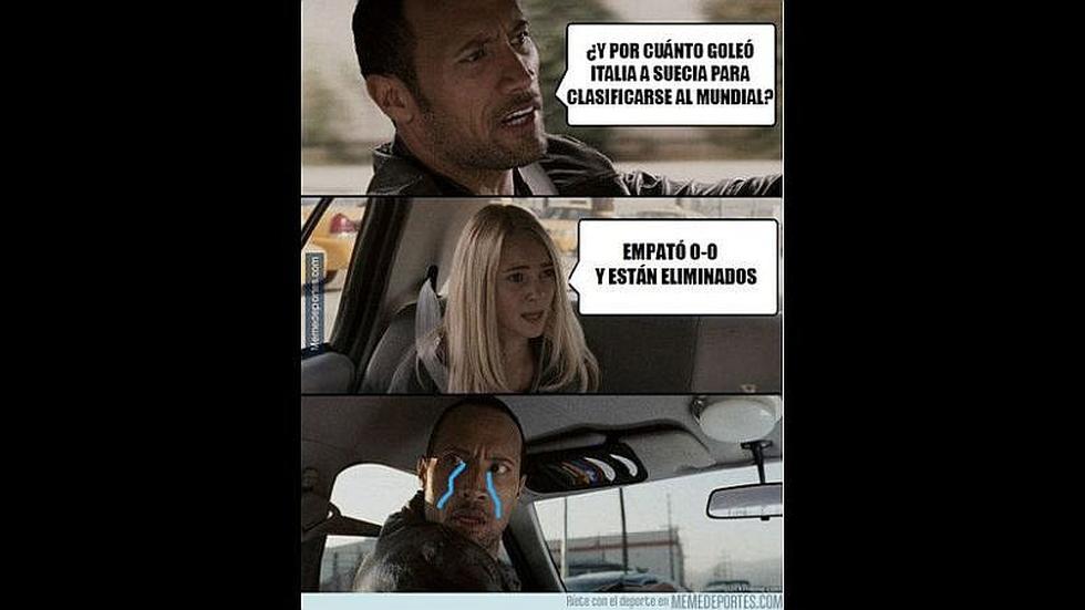 Italia es víctima de memes tras no clasificar a Rusia 2018