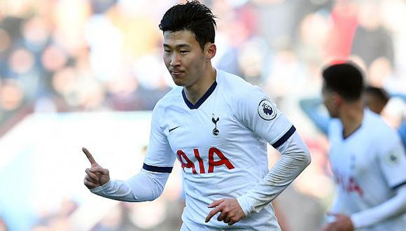 Son Heung-min es una de las figuras del Tottenham esta temporada. (Foto: AFP)