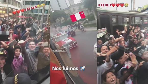 Selección peruana: Locura en las calles por emotiva despedida [VIDEOS]