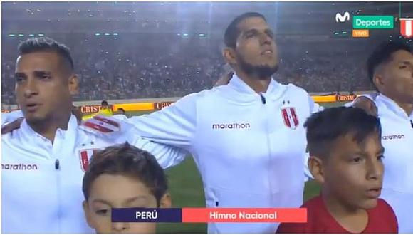 Perú vs. Costa Rica | Así se escuchó el himno nacional en el estadio Monumental | VIDEO